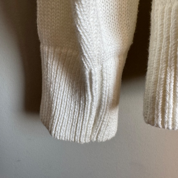 Old Navy Womens Collared V-Neck Casual Long Sleeve Sweater White Size XL Office - Picture 3 of 11